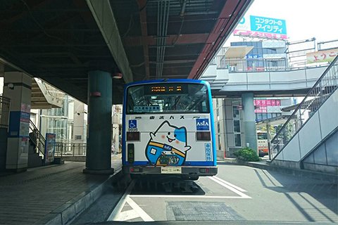 ③桶川駅行き　バス乗り場
